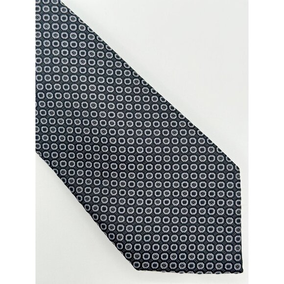 Sean John Geometric‎ Circles Tie 100% Silk - Picture 1 of 6